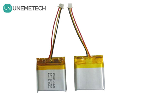 고전압 리-폴리머 배터리 402830 3.8V 430mAh HV 리포 배터리 의료기기