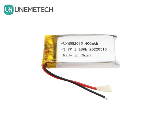 3.7V 리?? 이온 폴리머 배터리 552035 400mAh 리포 배터리 무선 장치