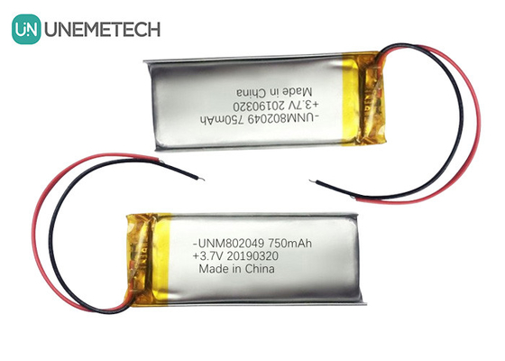 뷰티 장비 리?? 폴리머 배터리 3.7V 750mAh 802049 1C 배charge 리 폴리 배터리