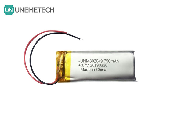 뷰티 장비 리?? 폴리머 배터리 3.7V 750mAh 802049 1C 배charge 리 폴리 배터리