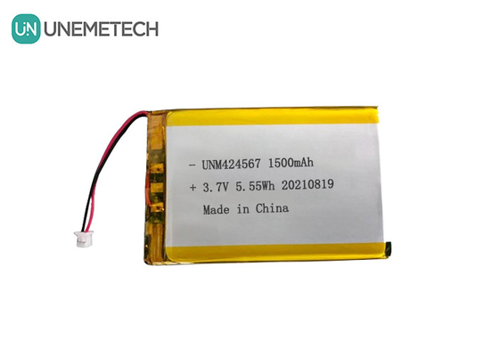 424567 충전 가능한 리포 배터리 3.7V 1500mAh 리포 배터리 자동 ID 스마트 카드 리더