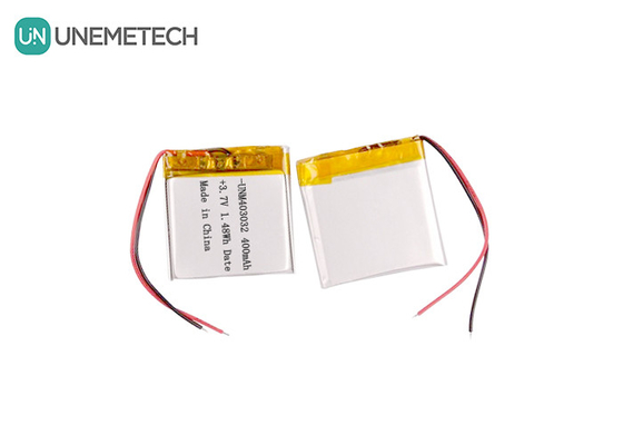 403032 4.2V 사용자 지정 리?? 이온 폴리머 배터리 3.7 V 400mAh 전자 제품용 리?? 이온 폴리머 배터리