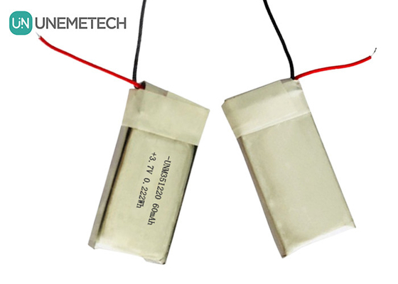 3.7V 60mAh 초소형 리포 배터리 351220 착용용 제품