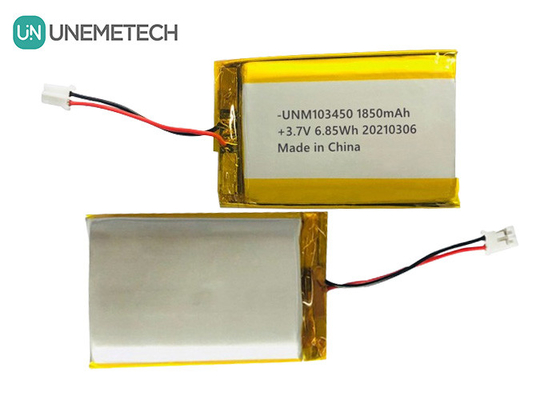 103450 3.7V 1850mAh 재충전 가능한 리포 배터리 IEC62133 UN38.3 MSDS 승인 리?? 폴리머 배터리