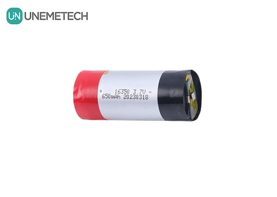 5A 고속 충전 실린더 리포 배터리 3.7V 650mAh 16350 가전용품