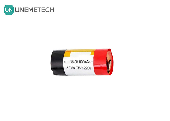 3A 배열 실린더 폴리머 리?? 이온 배터리 18400 3.7v 1100mah 리포 배터리