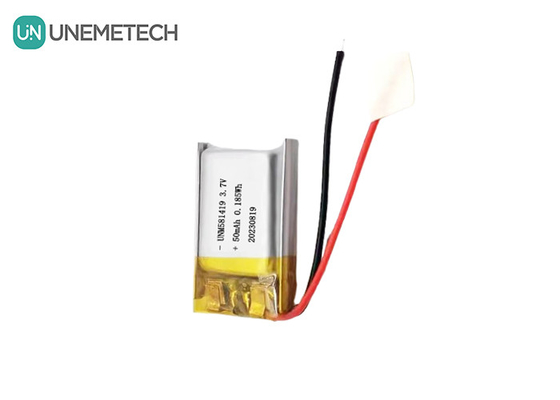 초소형 3.7v 50mah 리포 배터리 15C 고 방출률 리?? 이온 배터리 581419