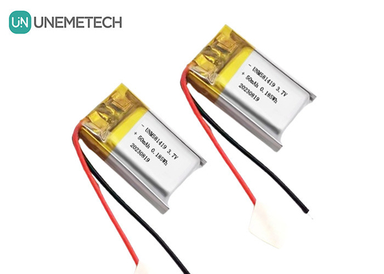 초소형 3.7v 50mah 리포 배터리 15C 고 방출률 리?? 이온 배터리 581419