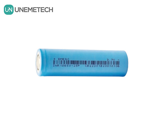 2500mAh 3.7V 최대 6A 연속 충전 실린더 리?? 이온 배터리 18650 INR18650-25P