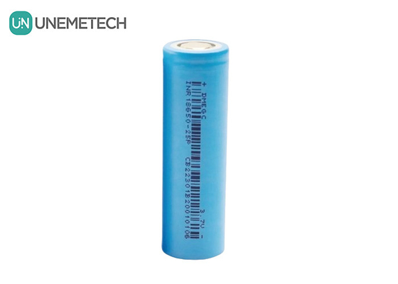 2500mAh 3.7V 최대 6A 연속 충전 실린더 리?? 이온 배터리 18650 INR18650-25P