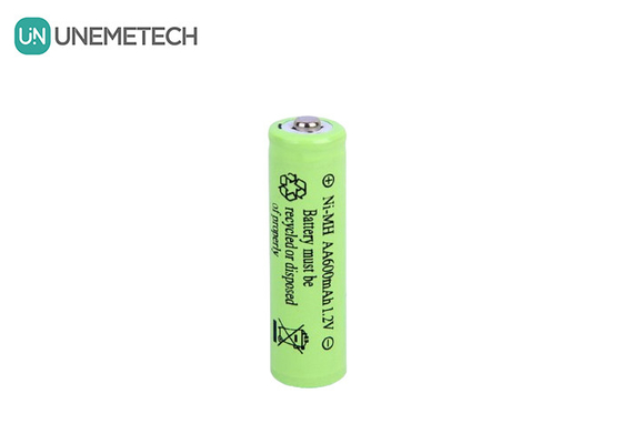 긴 주기 수명 NiMH AA 1.2V 600mAh 재충전 배터리 AA600 장난감용