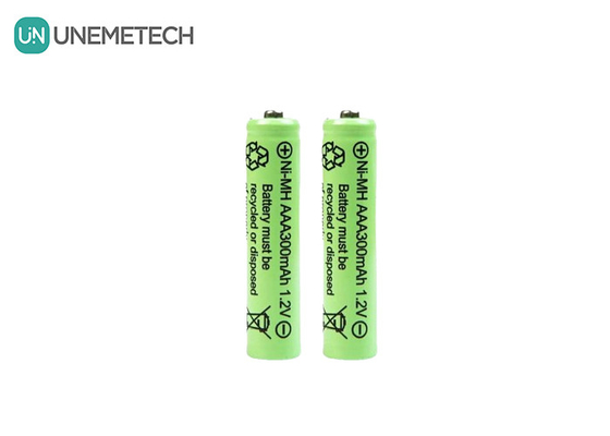 Ni-MH AAA 배터리 1.2V 300mAh 태양광 조명 및 리모컨용 재충전 배터리