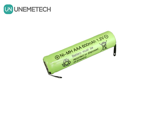 AAA 1.2V 600mAh 재충전 NiMH 배터리 AAA600 전자 장난감용