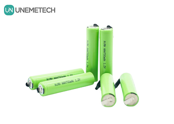 UNEMETECH AAA 재충전 Ni-MH 배터리 1.2V 700mAh AAA700 전기 면도 기계