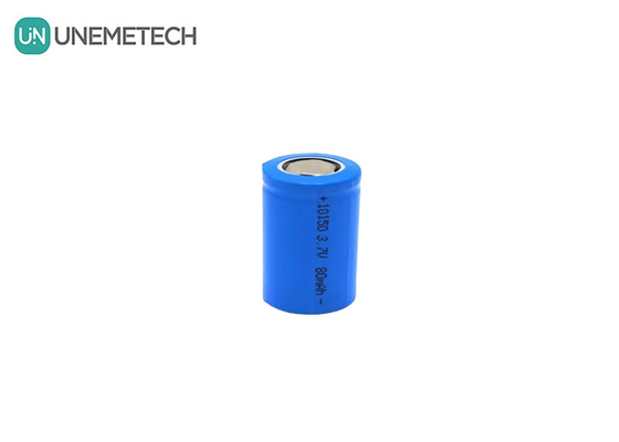 3.7V 80mAh 소형 리아온 실린더 재충전 배터리 10150 터보 코 헤어 커터