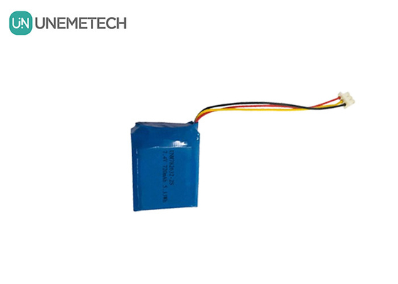 2S 7.4V 리 폴리머 배터리 팩 782632 720mAh 사용자 지정 리포 배터리 팩