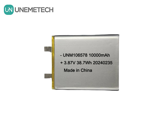 높은 용량 리포 배터리 10000mAh 3.87V 106578 에너지 저장 시스템