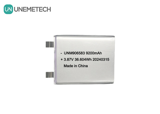 3.87V 9200mAh 906583 전원용 고전압 리?? 이온 배터리 팩
