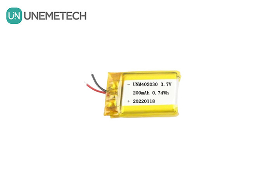 소형 402030 3.7V 200mAh 전자 제품용 리포 배터리