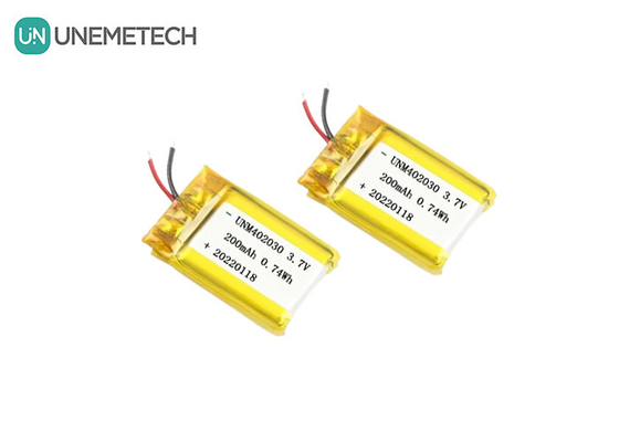 소형 402030 3.7V 200mAh 전자 제품용 리포 배터리