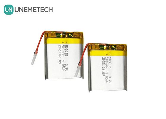 500mAh 리?? 폴리머 배터리 503035 휴대용 전자 장치용 3.7V 리포 재충전 배터리