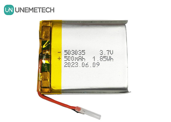 500mAh 리?? 폴리머 배터리 503035 휴대용 전자 장치용 3.7V 리포 재충전 배터리