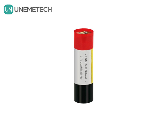 전자 담배용 재충전 가능한 실린더 리포 배터리 13450 3.7V 650mAh