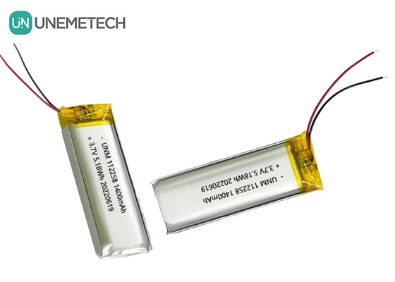 3.7V 리온 이온 재충전 배터리 팩 1400mAh 112258 휴대용 전원 은행