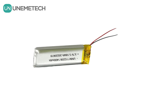 3.7V 리온 이온 재충전 배터리 팩 1400mAh 112258 휴대용 전원 은행