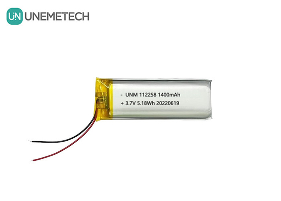 3.7V 리온 이온 재충전 배터리 팩 1400mAh 112258 휴대용 전원 은행