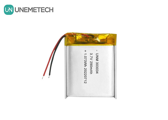 3.7V 290mAh 전기 장난감용 리?? 이온 폴리머 배터리 303034