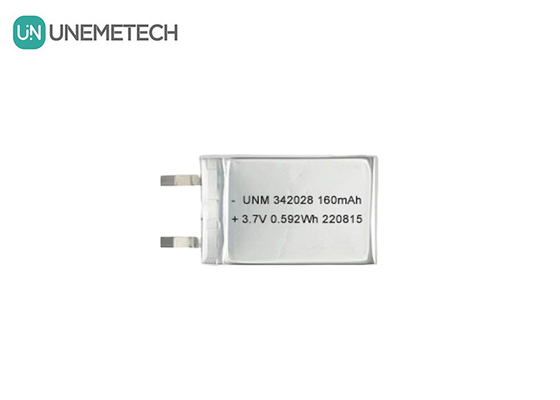 블루투스 배터리 160mAh 3.7V 충전 가능한 리?? 폴리머 이온 배터리 342028 추적기