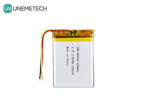 리?? 폴리머 배터리 3.7V 820mAh 393548 전자 유방 펌프용 리포 재충전 배터리