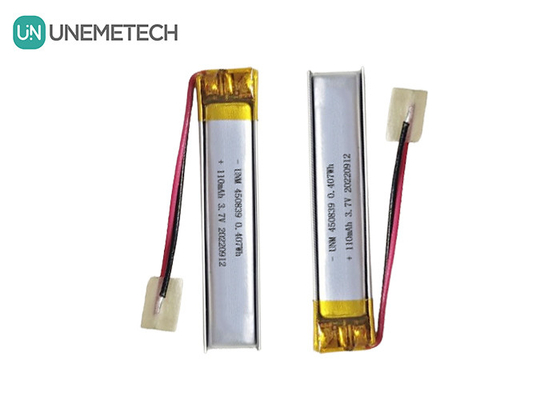 정밀 설계 3.7V 110mAh 리포 배터리 재충전 리?? 폴리머 배터리 450839