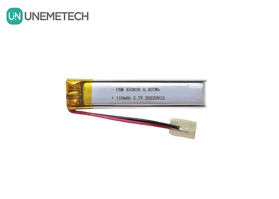 정밀 설계 3.7V 110mAh 리포 배터리 재충전 리?? 폴리머 배터리 450839