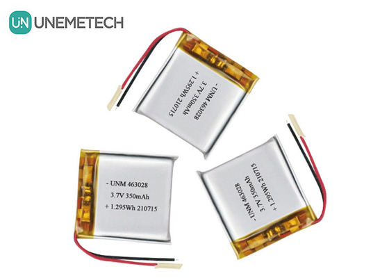 리 폴리 팩 463028 3.7V 350mAh 게임 패드용 리 폴리머 배터리