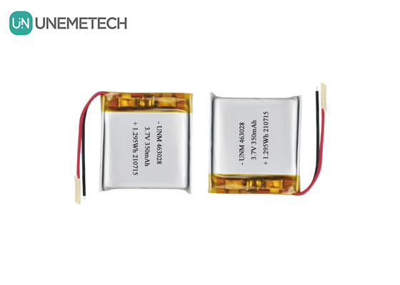 리 폴리 팩 463028 3.7V 350mAh 게임 패드용 리 폴리머 배터리