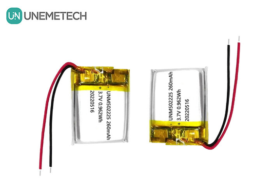 3.7V 리?? 폴리머 이온 배터리 502225 260mAh 무선 센서