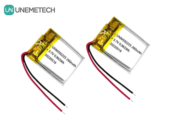 3.7V 리?? 폴리머 이온 배터리 502225 260mAh 무선 센서