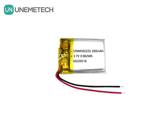 3.7V 리?? 폴리머 이온 배터리 502225 260mAh 무선 센서