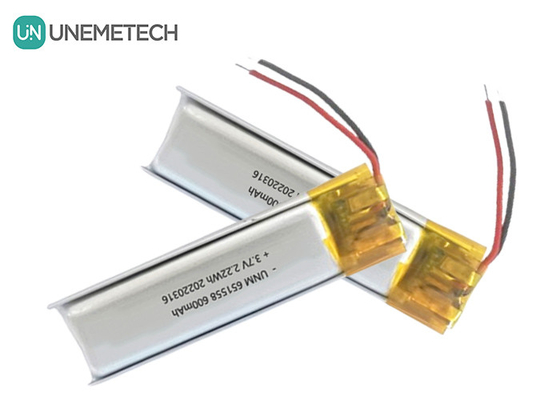 뷰티 &amp; 메이크업 배터리 공급자 600mAh 3.7V 리포 배터리 651558 헤어 제거기