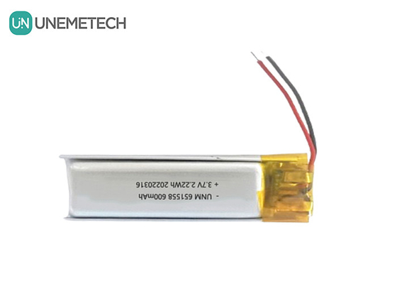 뷰티 &amp; 메이크업 배터리 공급자 600mAh 3.7V 리포 배터리 651558 헤어 제거기