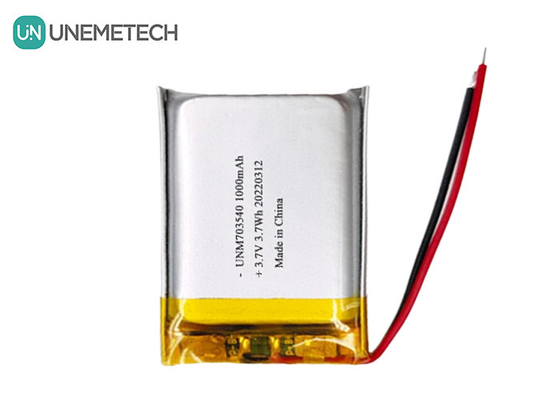 리포 배터리 1000mAh 703540 3.7V 전자 제품 리 폴리머 배터리