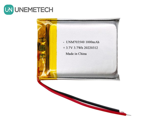 리포 배터리 1000mAh 703540 3.7V 전자 제품 리 폴리머 배터리