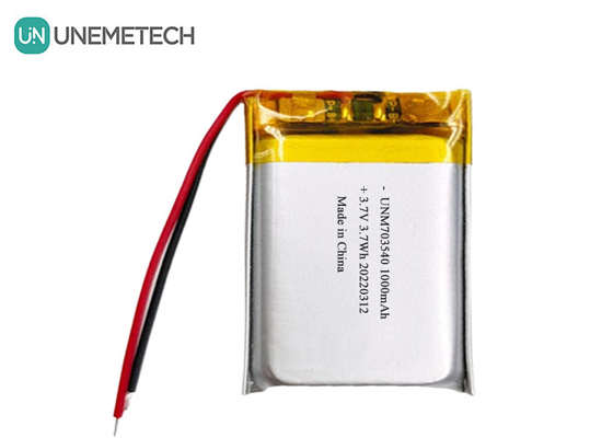 리포 배터리 1000mAh 703540 3.7V 전자 제품 리 폴리머 배터리