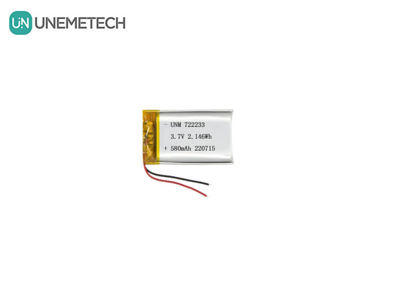 리?? 폴리머 배터리 722233 3.7V 580mAh 리포 배터리 중국 제조업체