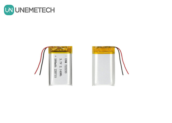 리?? 폴리머 배터리 722233 3.7V 580mAh 리포 배터리 중국 제조업체