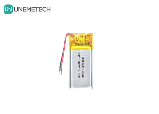 3.8V 75mAh 리?? 이온 폴리머 배터리 321223 전자 펜용 소형 리포 배터리