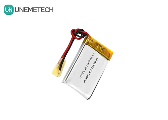 322030 재충전 가능한 리 폴리머 배터리 3.7V 130mAh 리포 배터리 피트니스 추적기