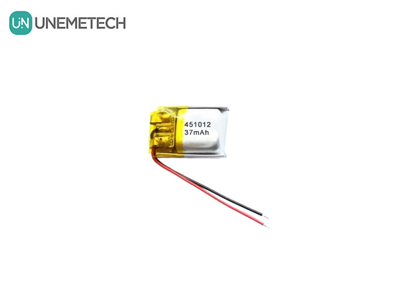 451012 3.7V 37mAh 마이크로 디바이스용 리?? 폴리머 배터리